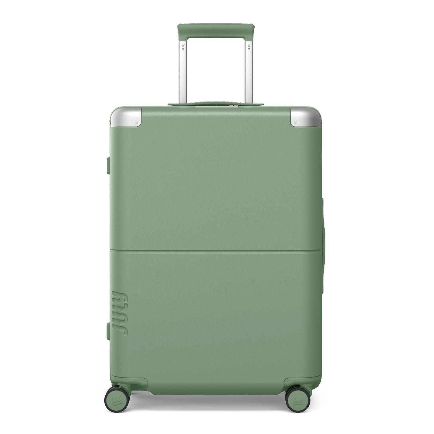 July Checked Polycarbonate 26" Luggage - Sage