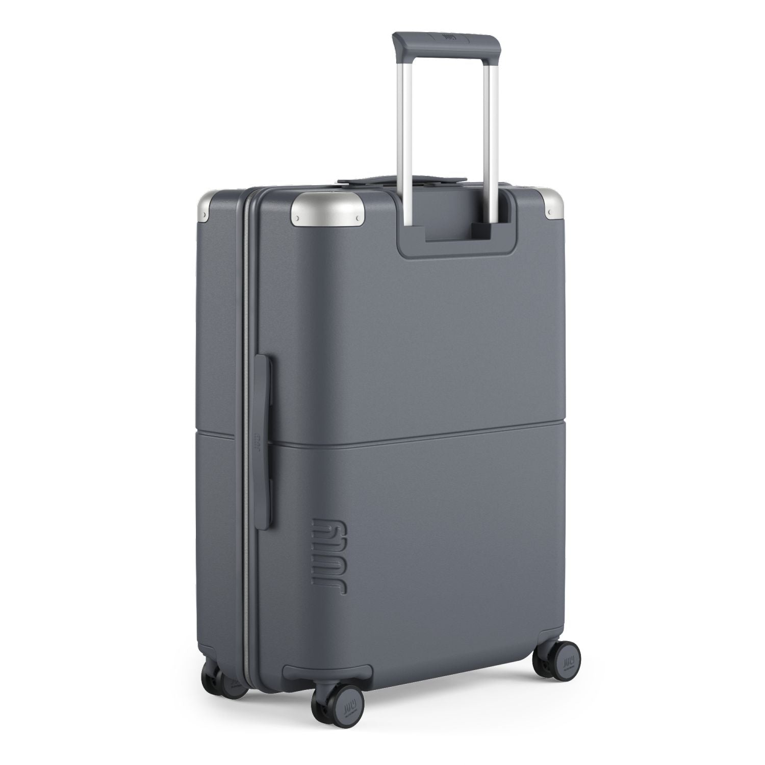 July Checked Polycarbonate 26" Luggage - Steel Blue