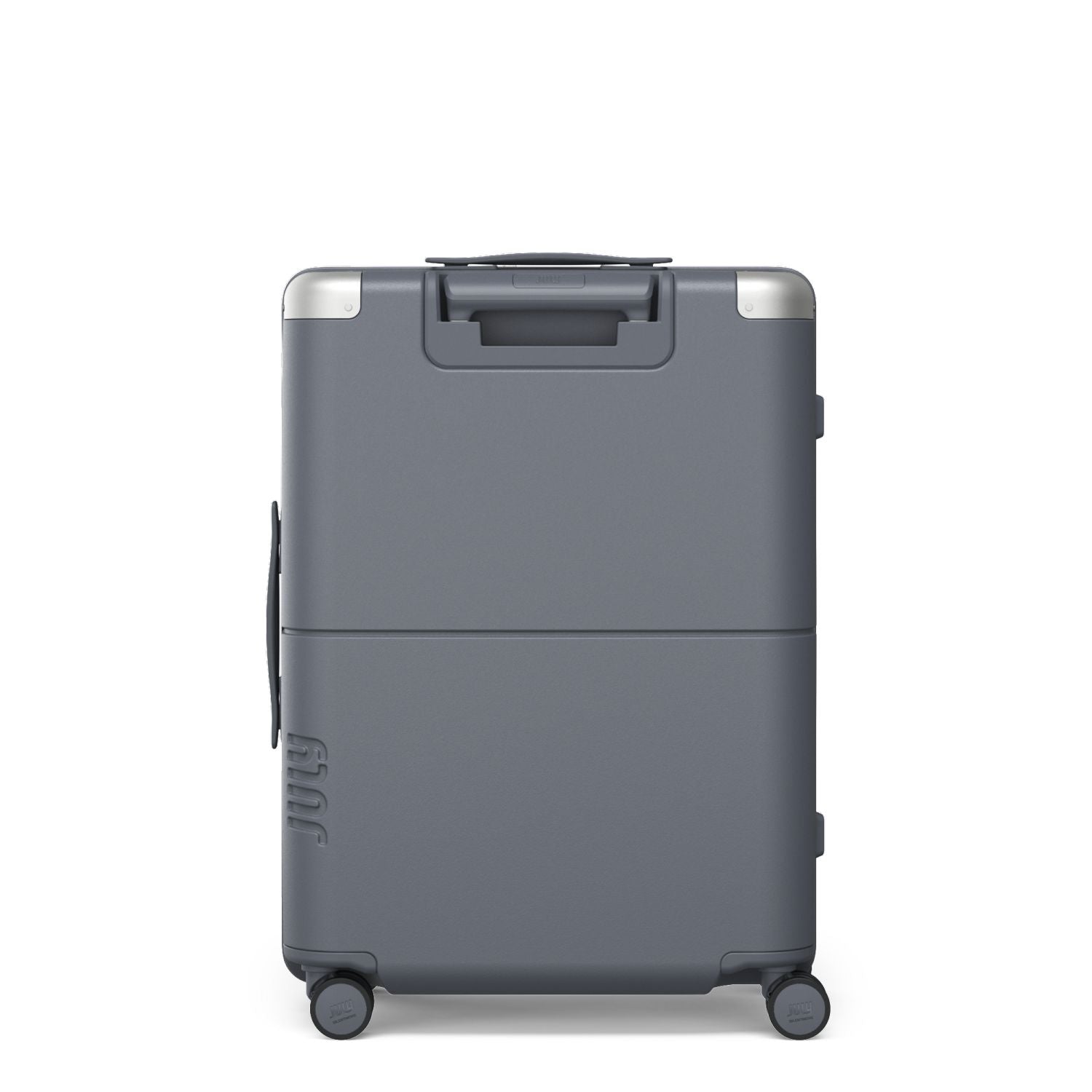 July Checked Polycarbonate 26" Luggage - Steel Blue