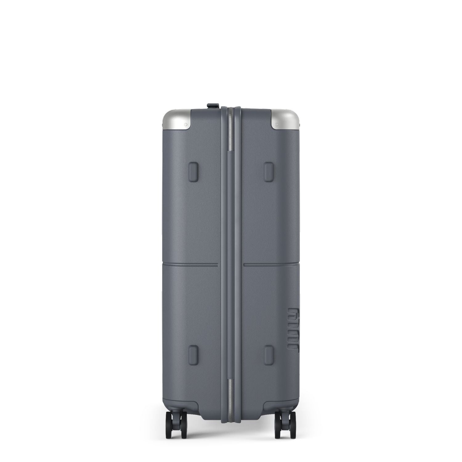 July Checked Polycarbonate 26" Luggage - Steel Blue