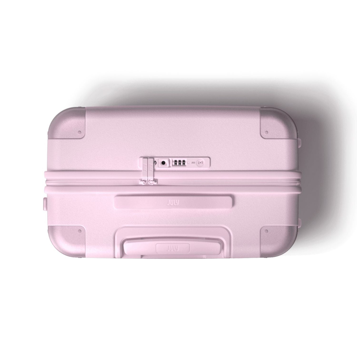 July Checked Polycarbonate With Casesafe Tracking 26" Luggage - Blush Pink