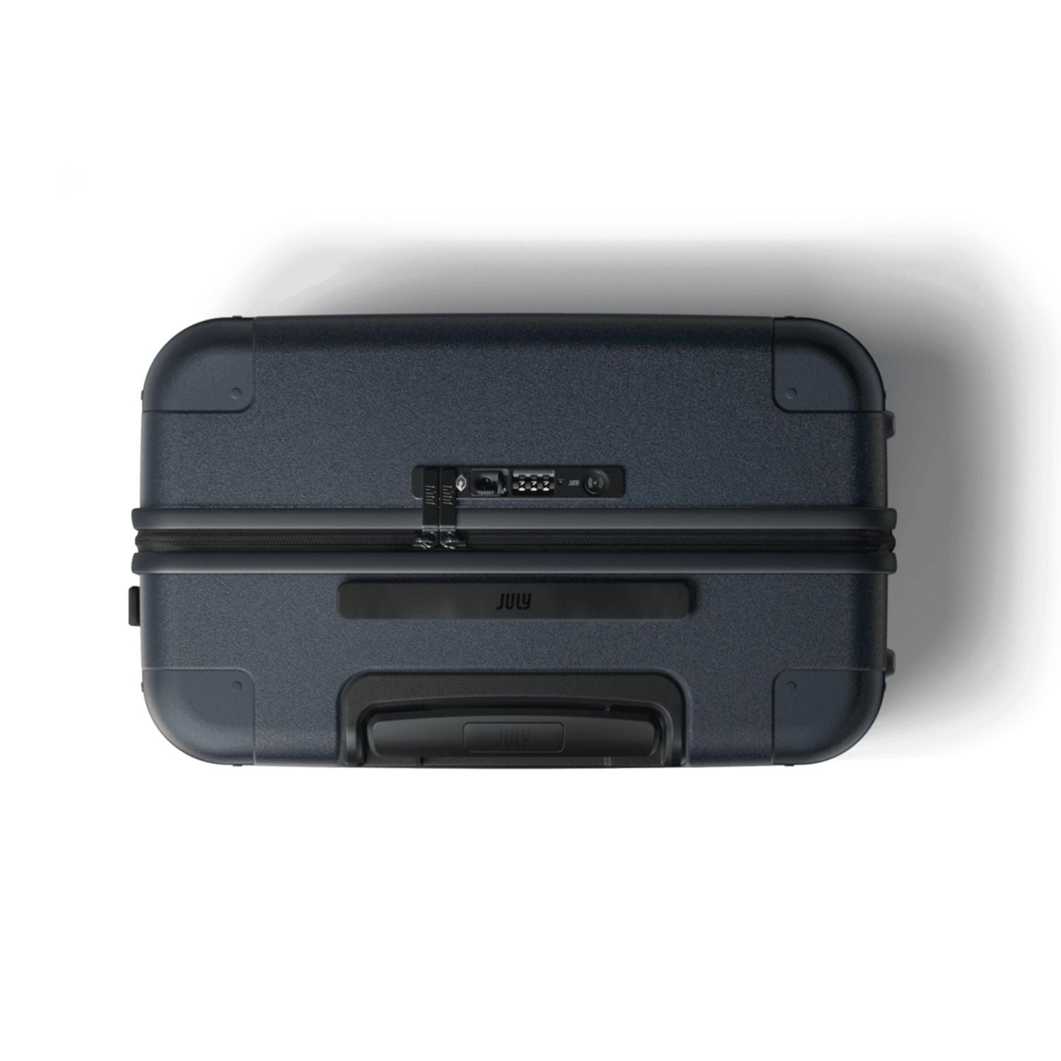 July Checked Polycarbonate With Casesafe Tracking 26" Luggage - Navy