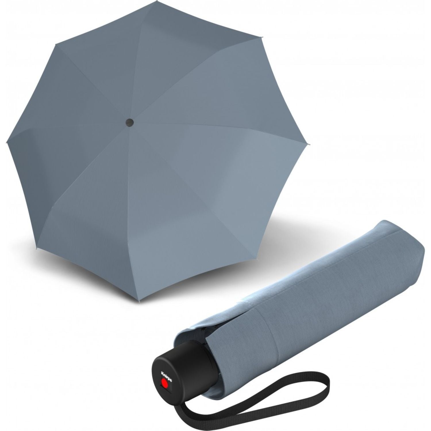 Knirps A.200 Medium Duomatic Umbrella - Fog (Solids)