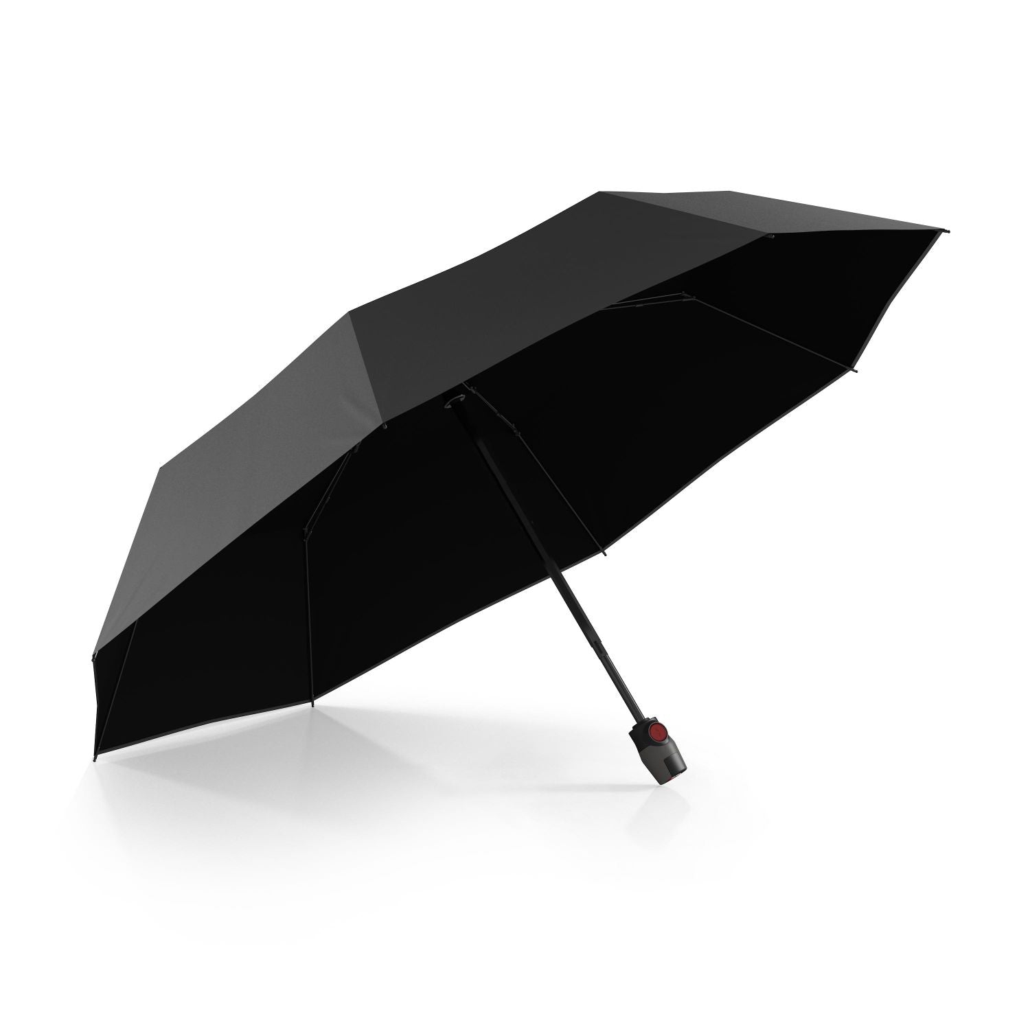 Knirps T.200 Medium Duomatic (UV Protection) - Dark Grey / Black Inner Coating