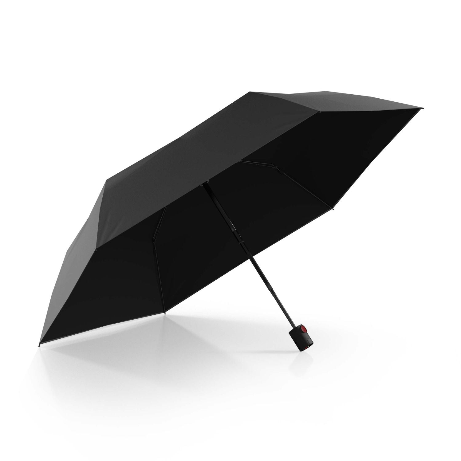 Knirps U.200 Ultraslim Duomatic (UV Protection) - Dark Grey / Black Inner Coating