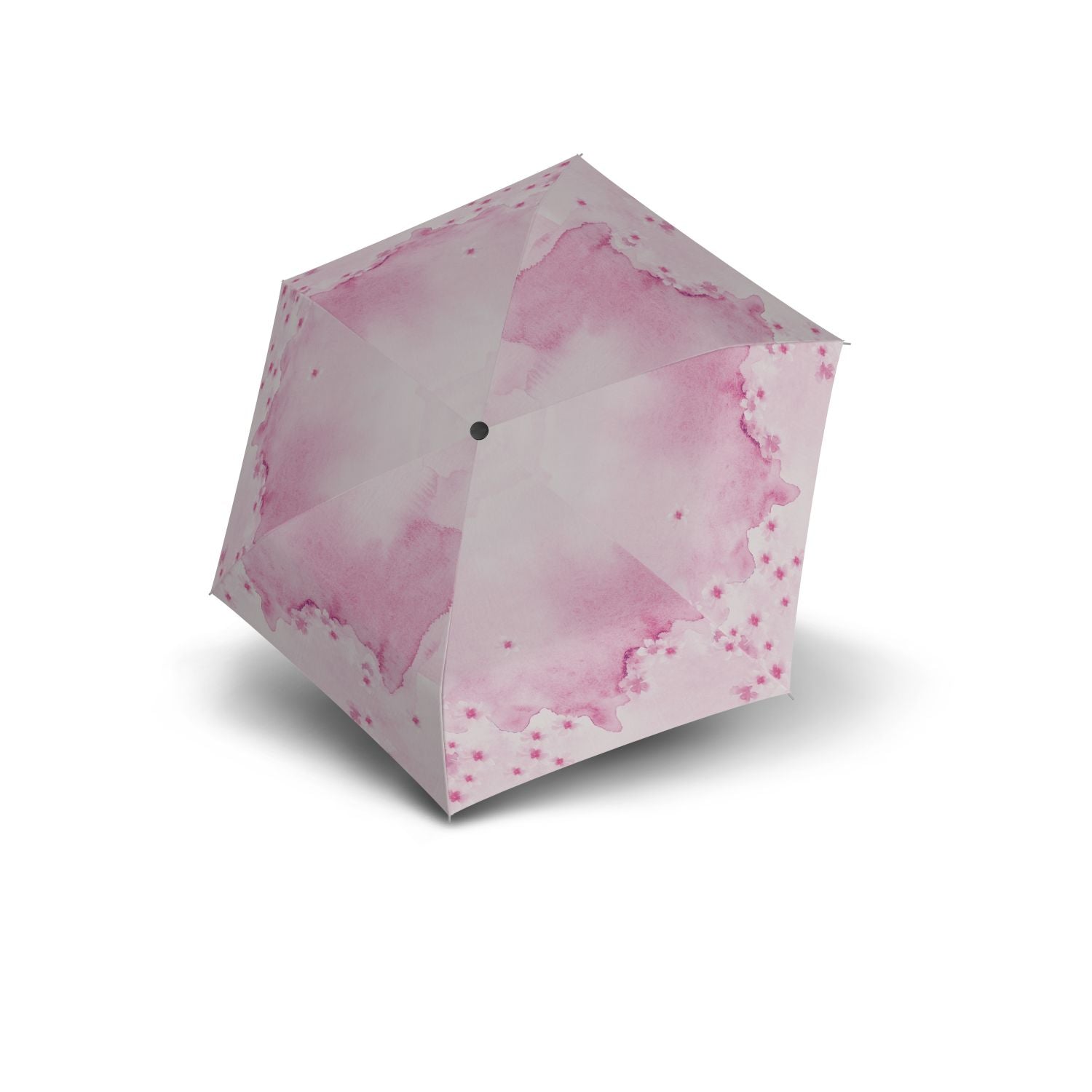 Knirps US.050 Ultralight Slim Manual Umbrella (UV Protection) - Sakura Romance / Iridisent Inner Coating