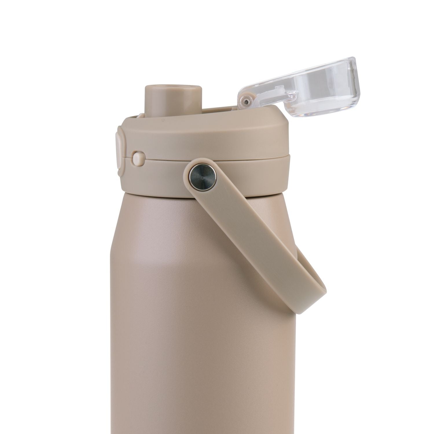 Oasis Ceramic S/S Triple Wall Capri Quick Release Drink Bottle Cap Only - Latte