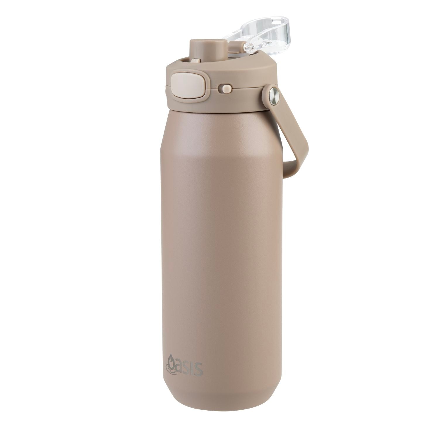 Oasis Ceramic S/S Triple Wall Capri Quick Release Drink Bottle Cap Only - Latte
