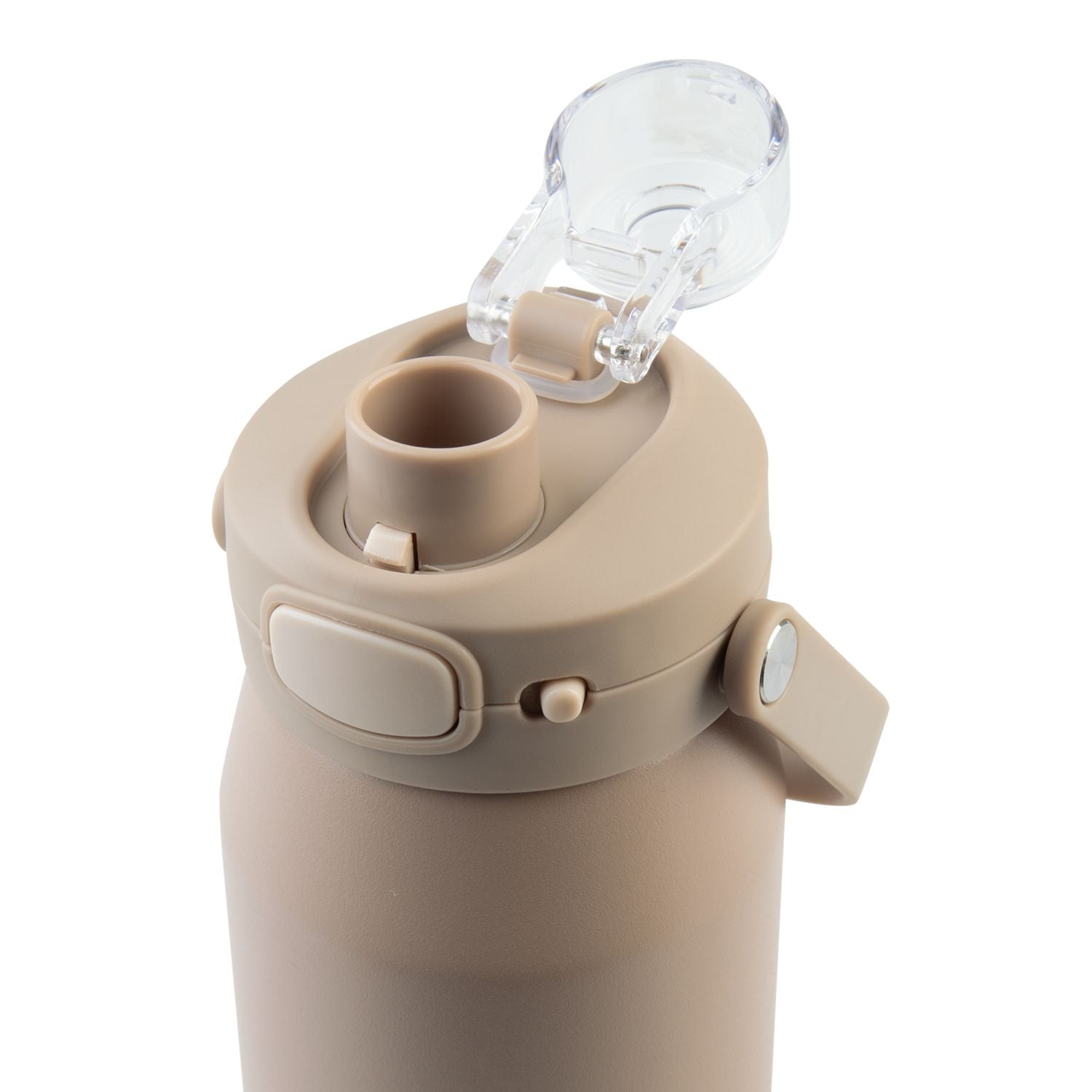 Oasis Ceramic S/S Triple Wall Capri Quick Release Drink Bottle Cap Only - Latte