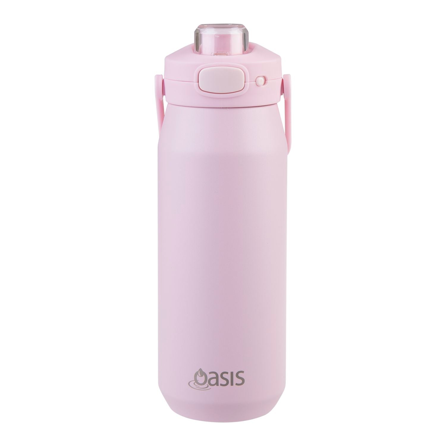 Oasis Ceramic S/S Triple Wall Capri Quick Release Drink Bottle Cap Only - Pink Lemonade