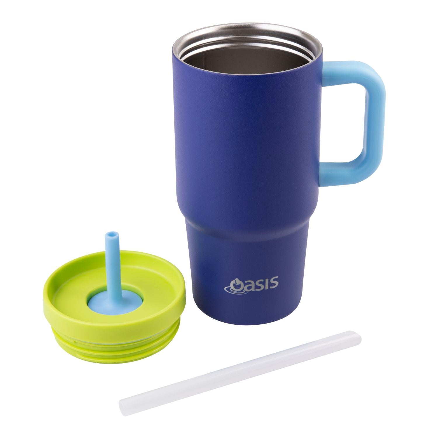 Oasis S/S Insulated Mini Commuter Travel Tumbler 700Ml Cap Only - Peacock Blue