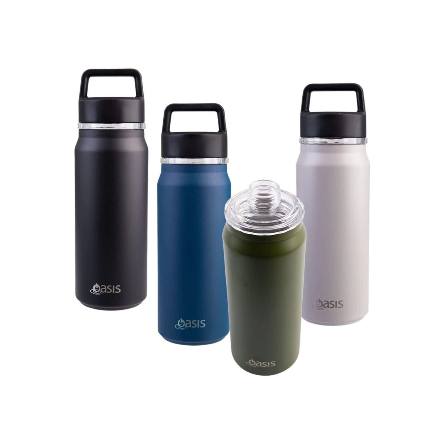 Oasis S/S Insulated Summit Drink Bottle W/Chug Spout 750ML - Forest Green
