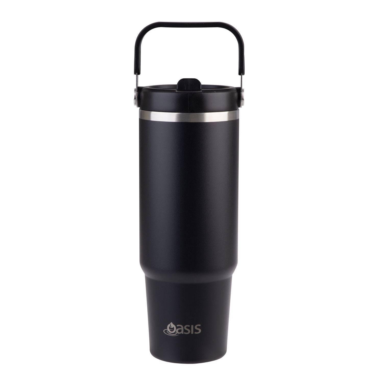 Oasis S/S Insulated Voyager Carry Tumbler Cap Only - Black