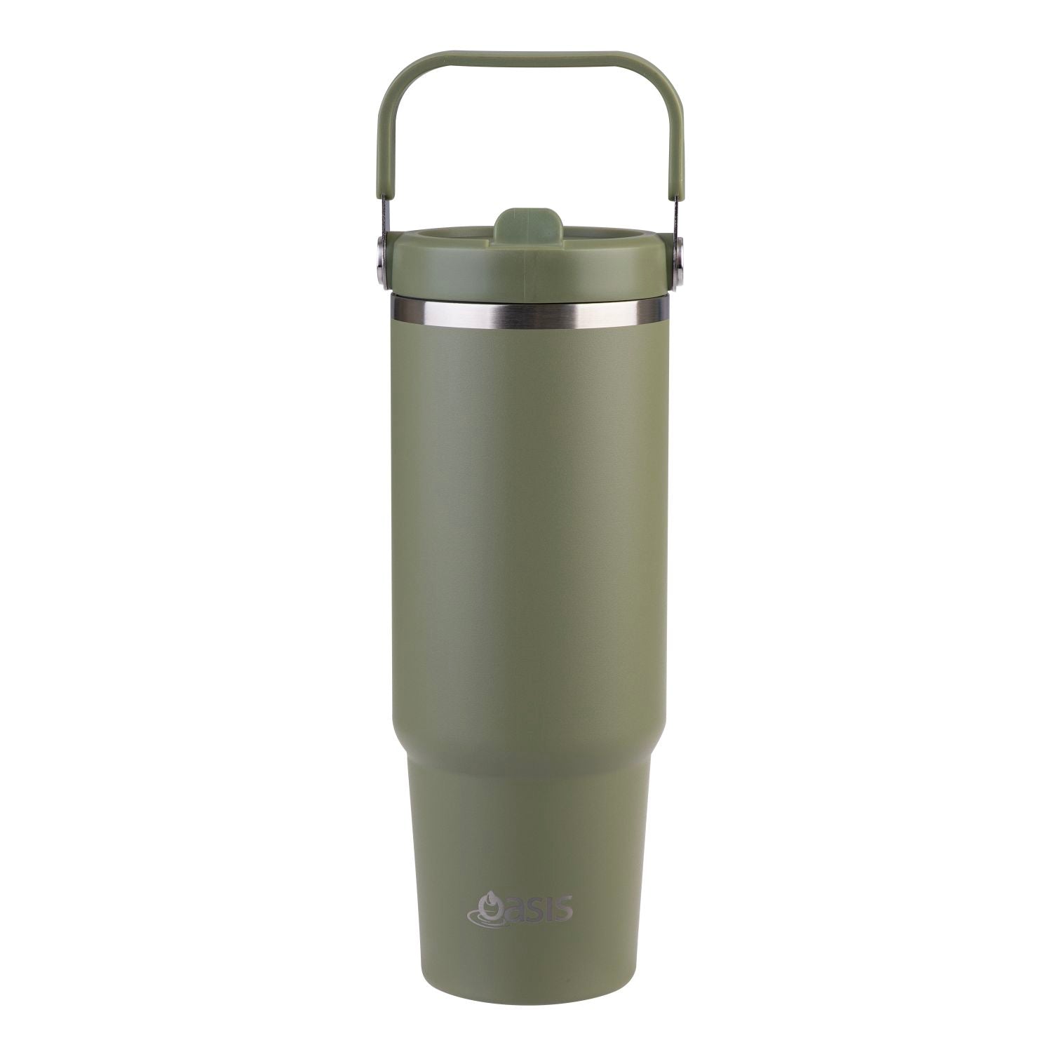 Oasis S/S Insulated Voyager Carry Tumbler Cap Only - Olive Green