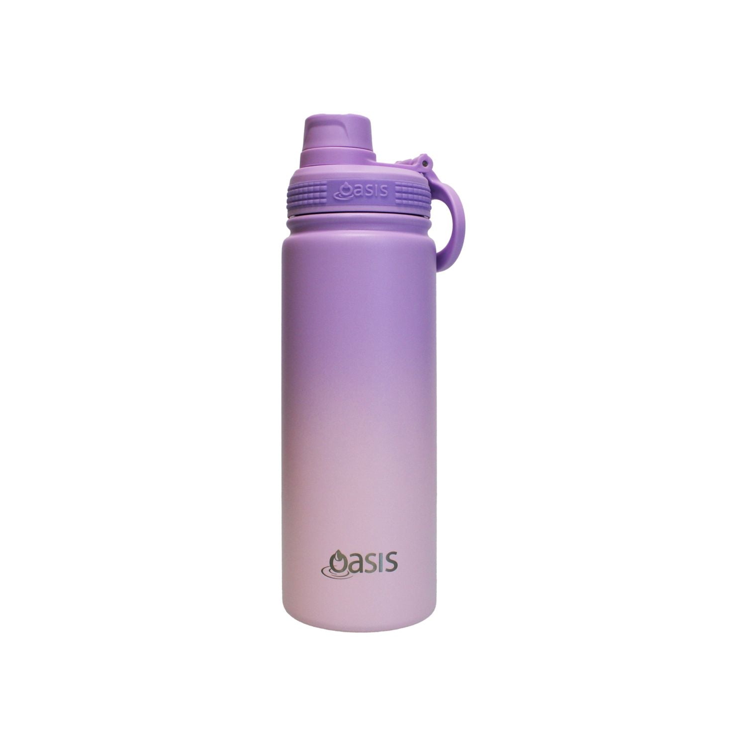 Oasis Stainless Steel Insulated Sports Water Bottle with Screw Cap 550ML  (Ombre) - Lavender Luxe