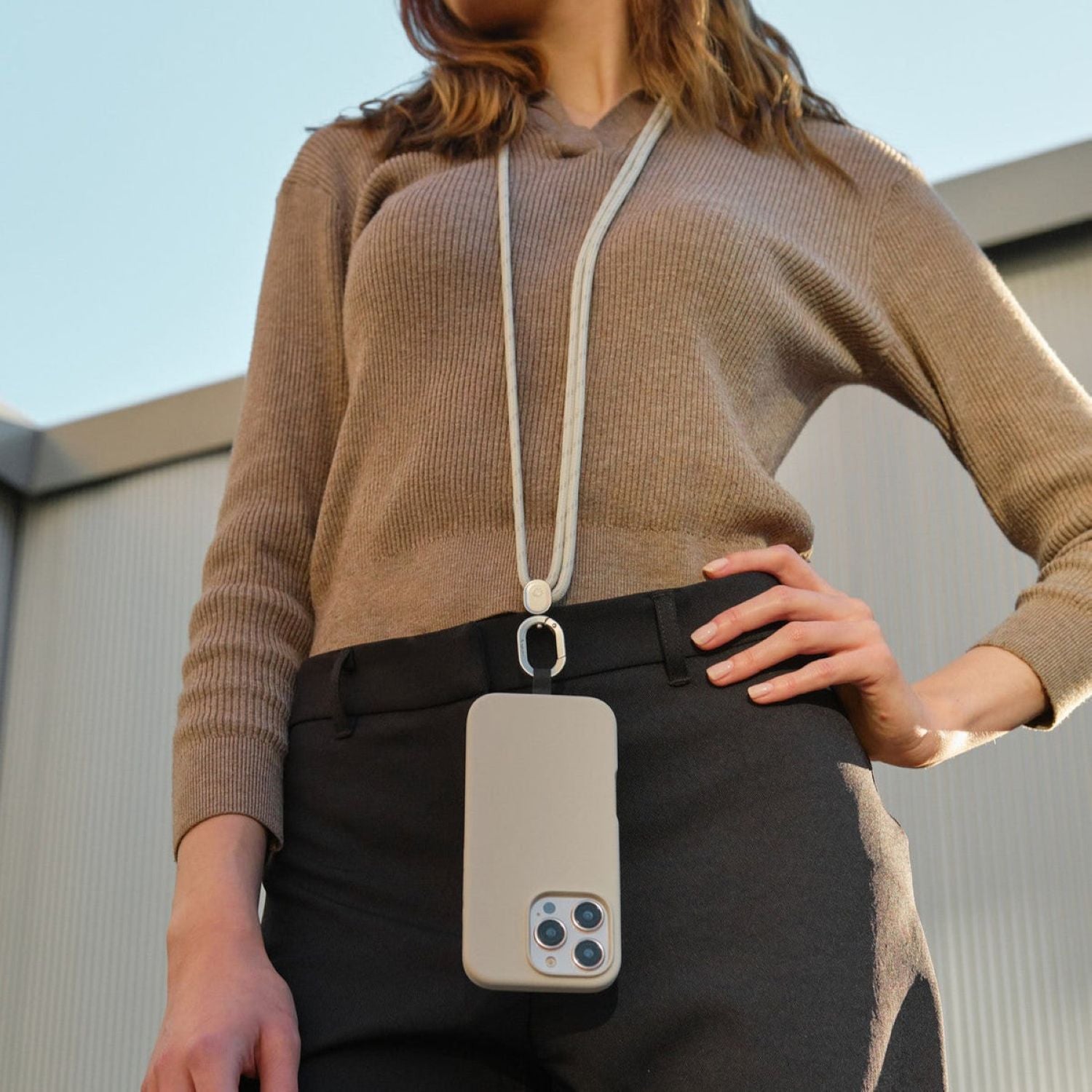 Orbitkey Crossbody Phone Strap (Stone)