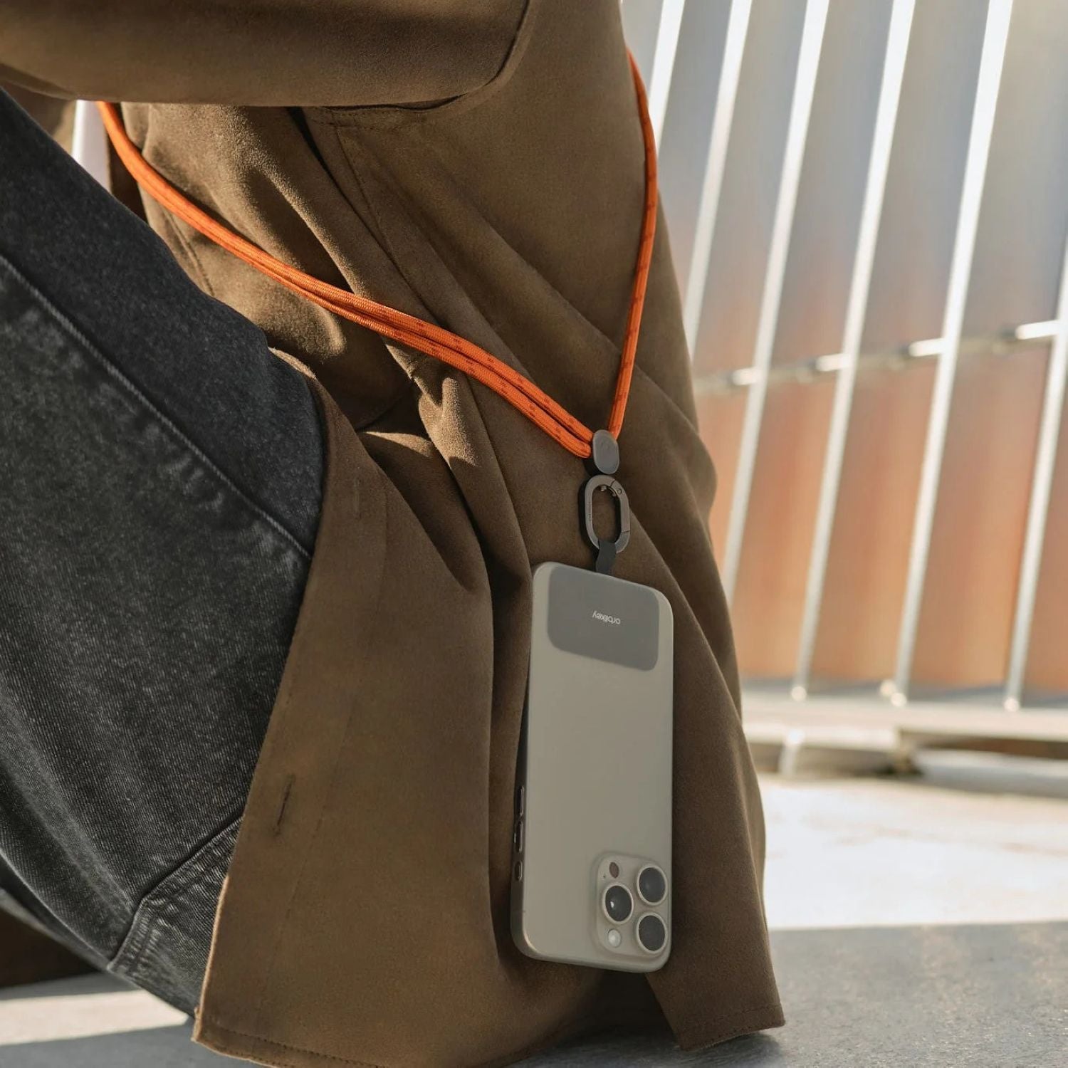 Orbitkey Crossbody Phone Strap (Terracotta)