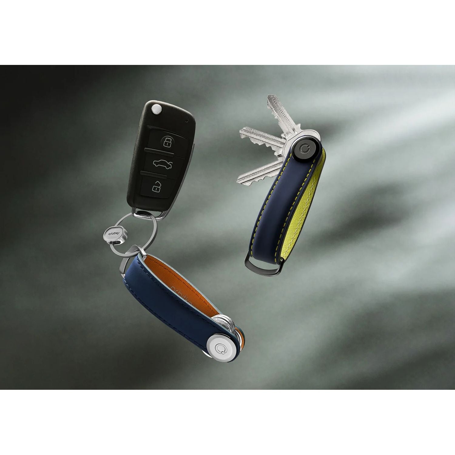 Orbitkey Matte Leather Key Organiser (Dusk)