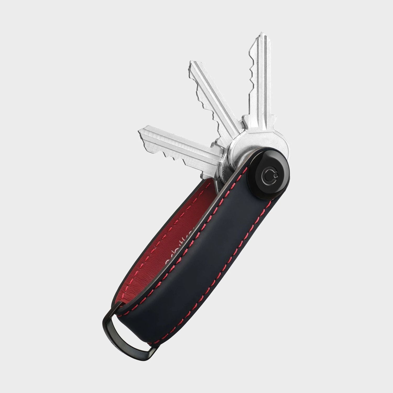 Orbitkey Matte Leather Key Organiser (Ember)