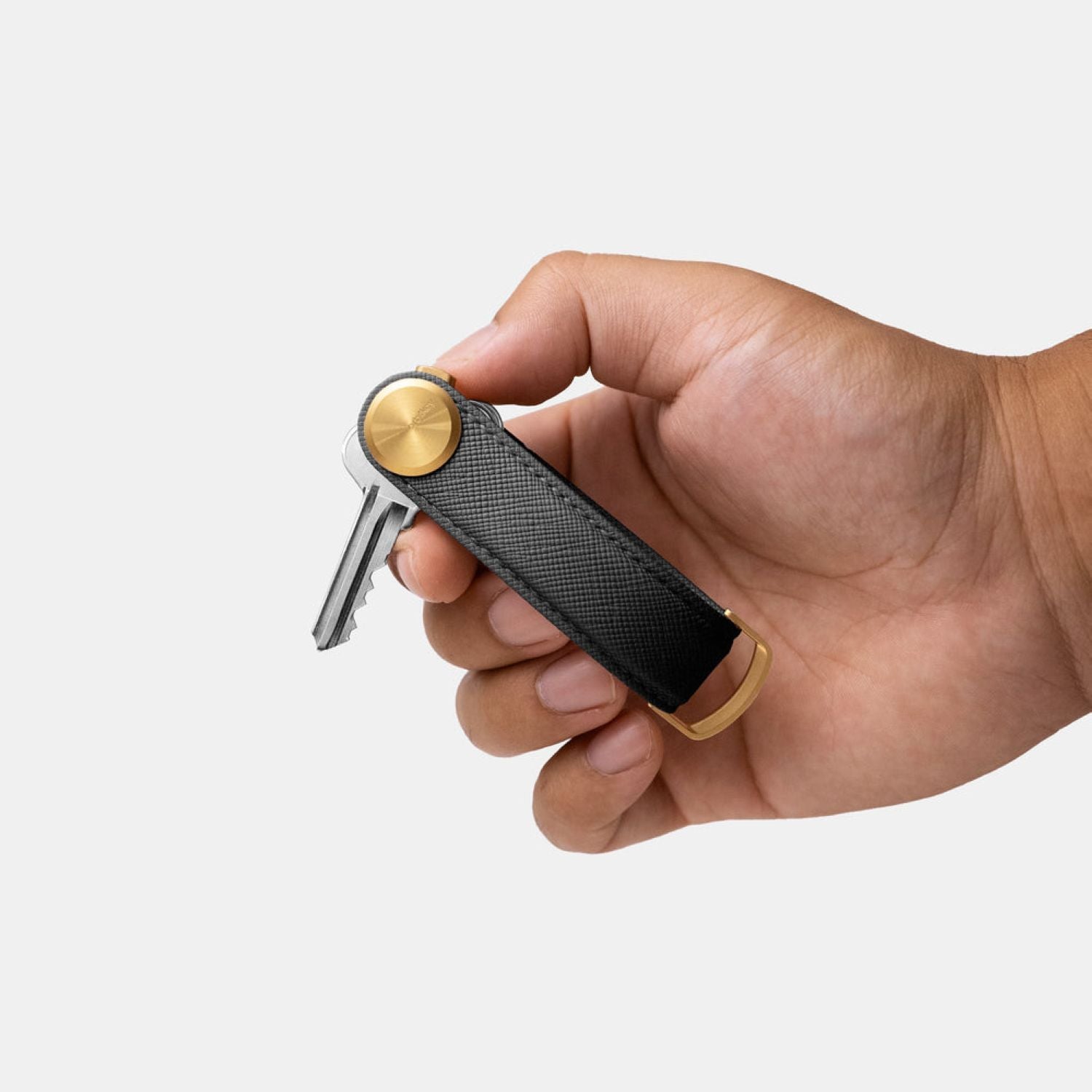 Orbitkey Saffiano Leather Key Organiser Pro (Liquorice)
