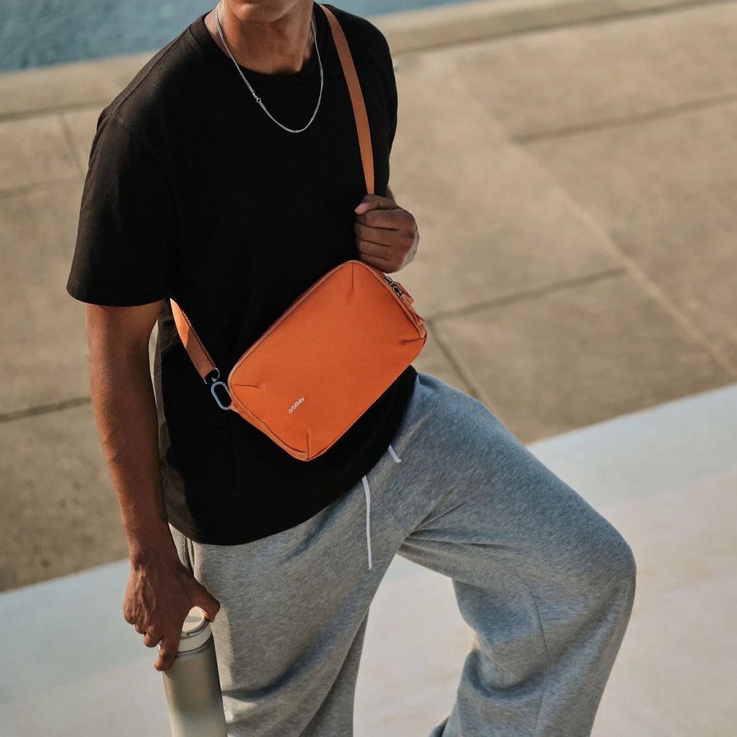 Orbitkey Travel Sling Bag 3L (Terracotta)