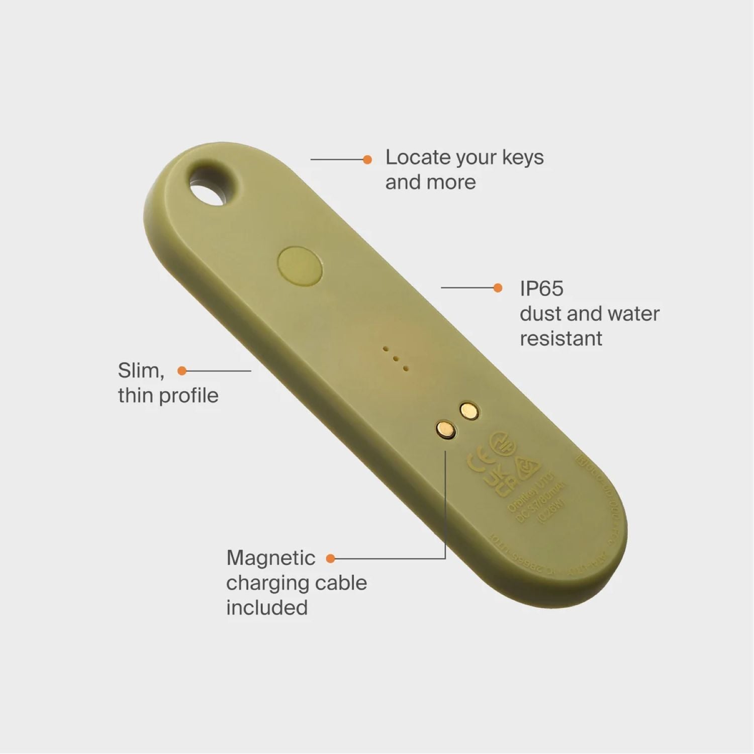 Orbitkey Universal Tracker (Tangerine)