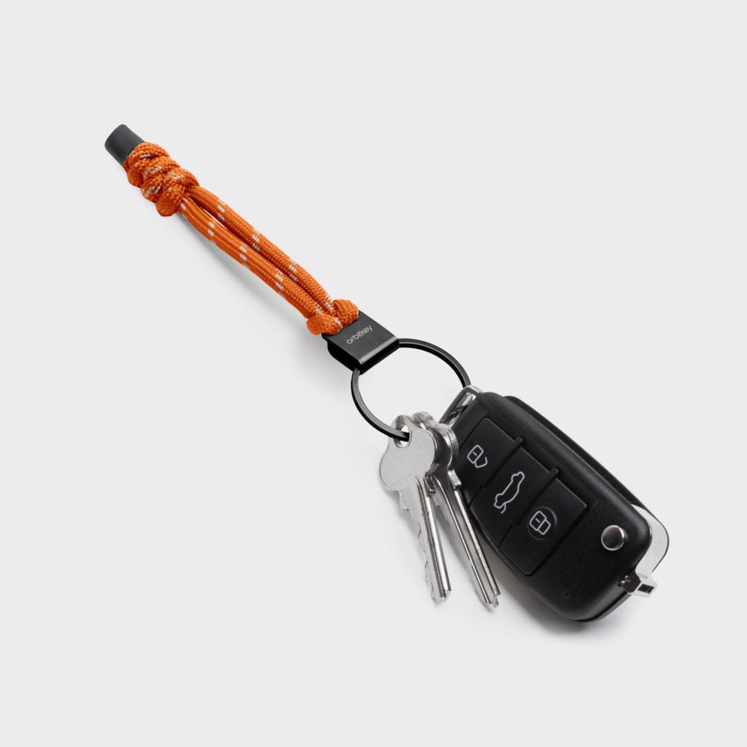 Orbitkey Urban Loop Keychain Leather (Tangerine)