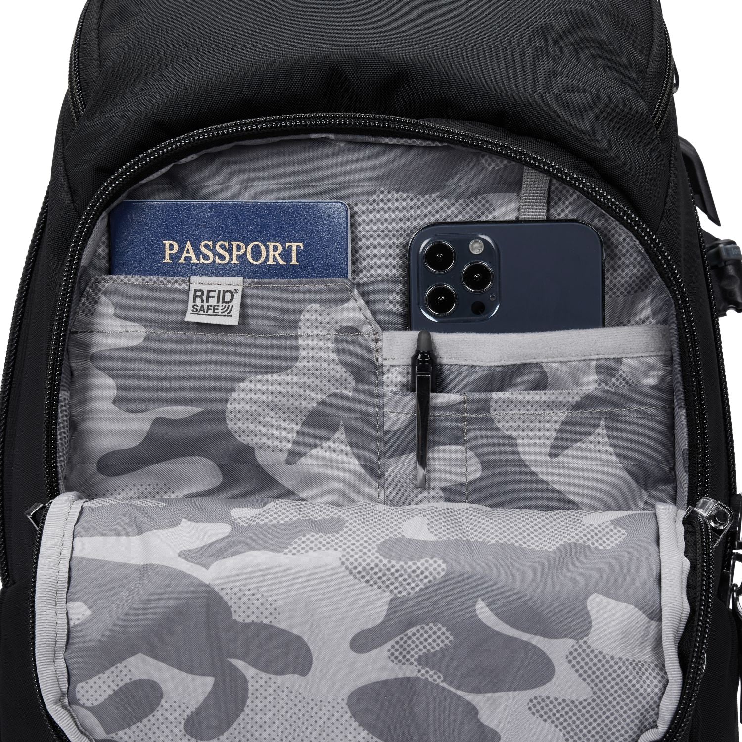 Pacsafe Exp 28L Anti-theft Backpack - Black