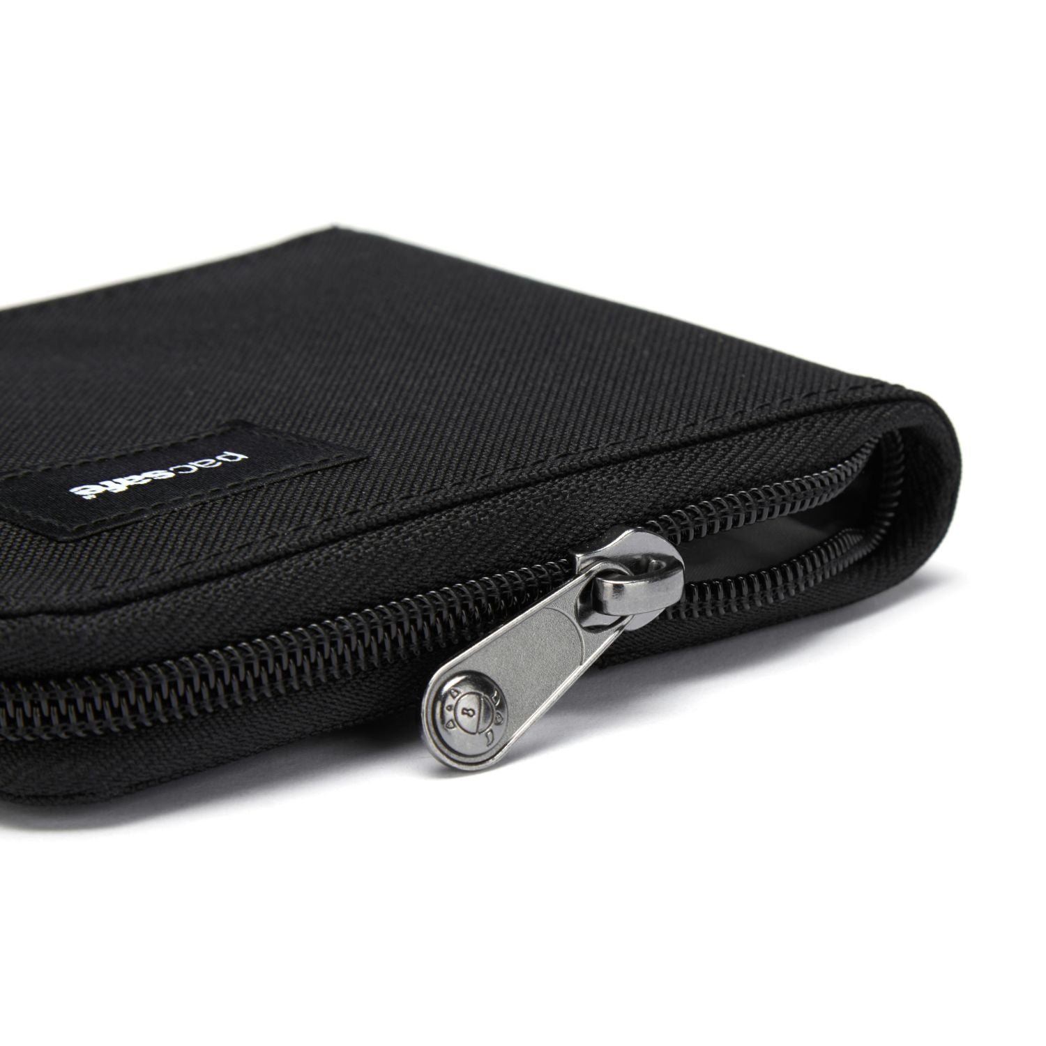 Pacsafe RFIDsafe RFID Blocking Zip Around Wallet - Jet Black