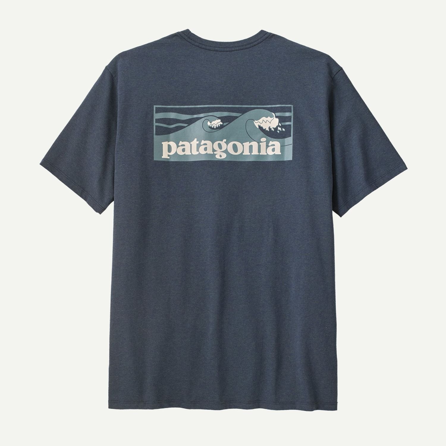 Patagonia Men's Boardshort Logo Pocket Responsibili-Tee® (Summit Blue) - L