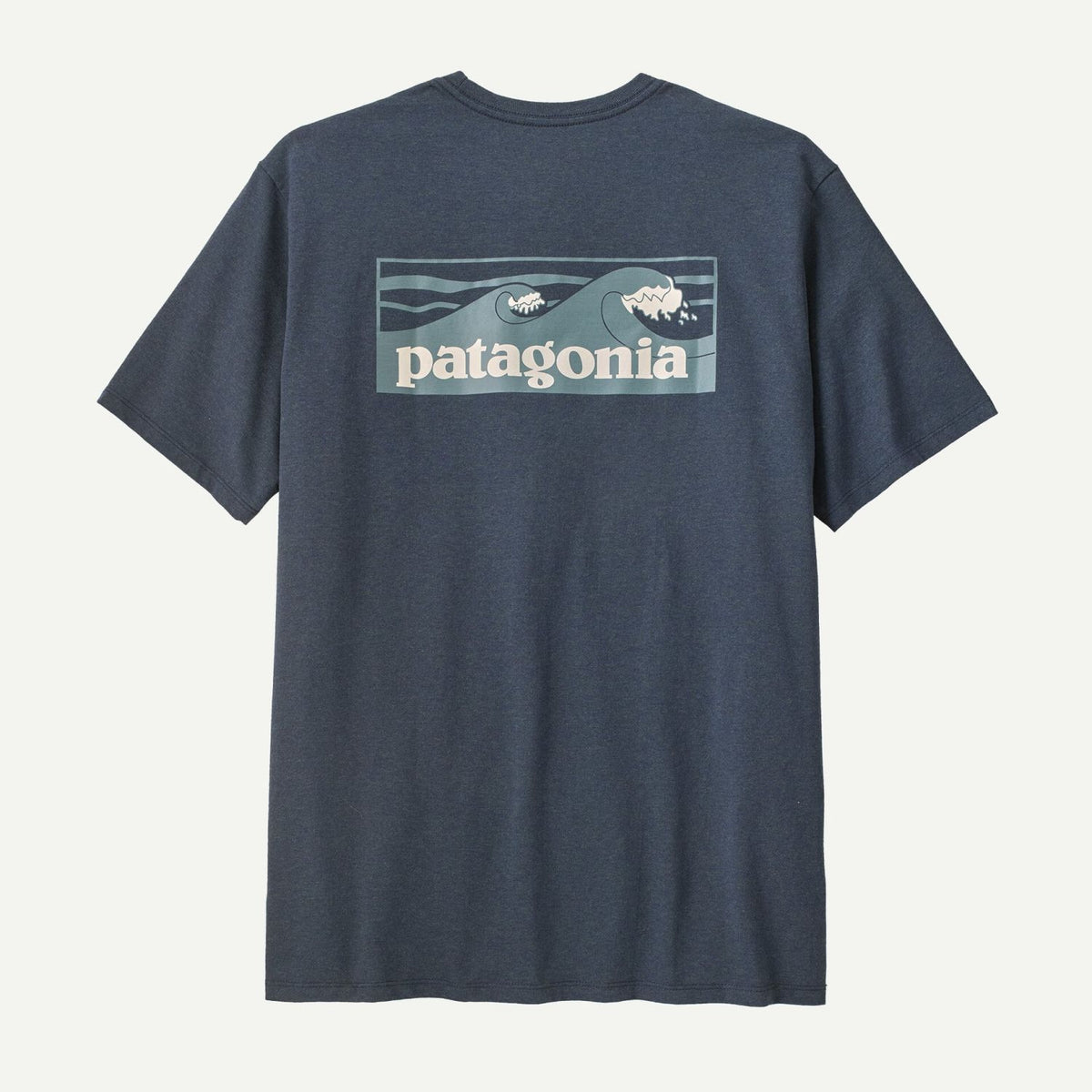 Patagonia Men's Boardshort Logo Pocket Responsibili-Tee® (Summit Blue) - L