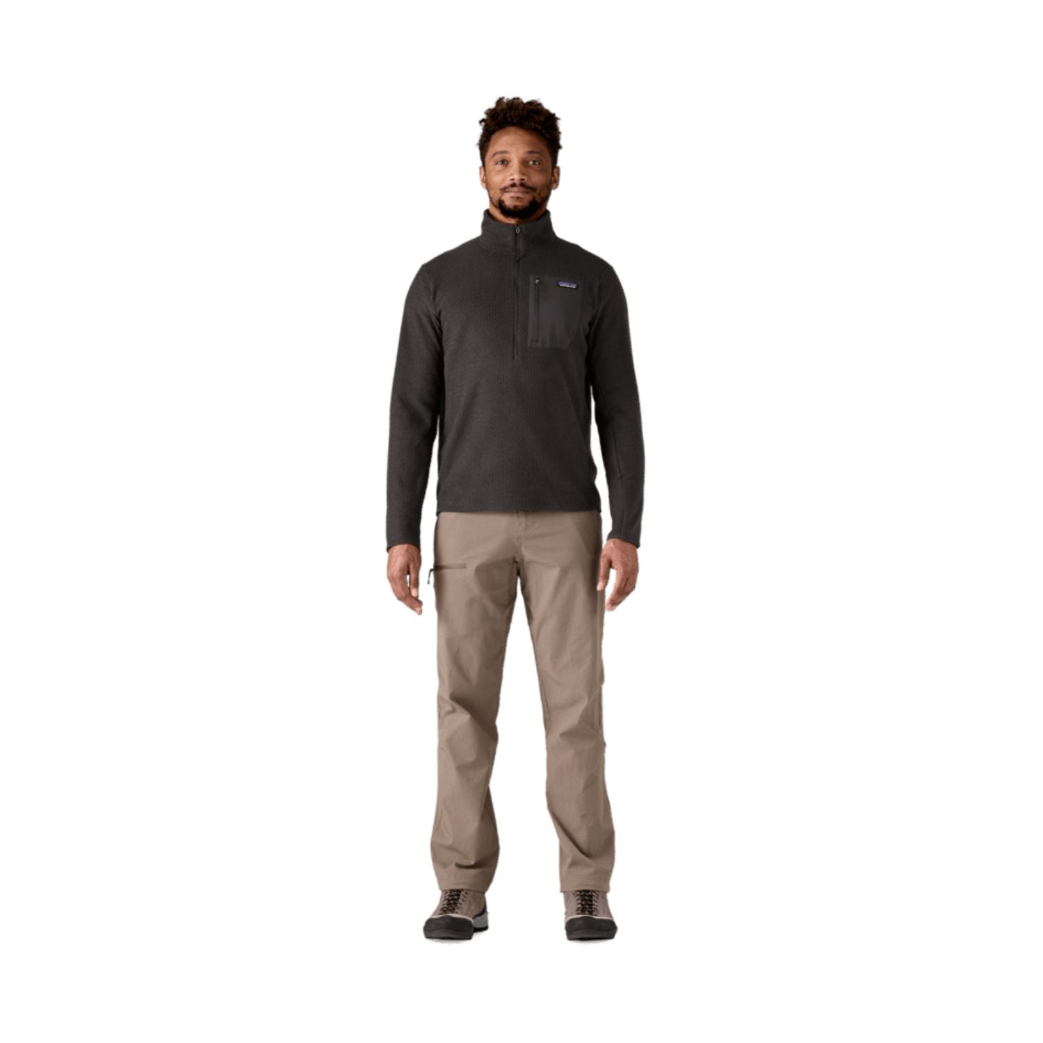 Patagonia Men's R1® Air Fleece Zip-Neck (Black) - M