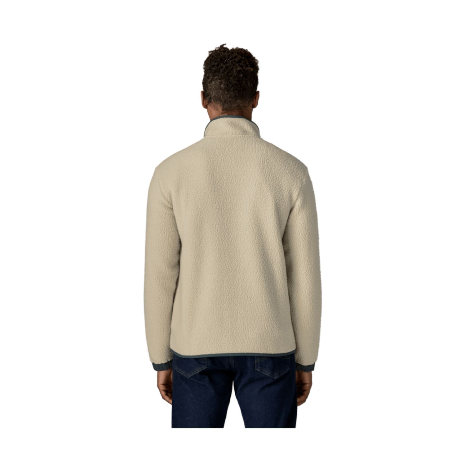 Patagonia Men's Retro Pile Fleece Patch Jacket (Pelican) - L