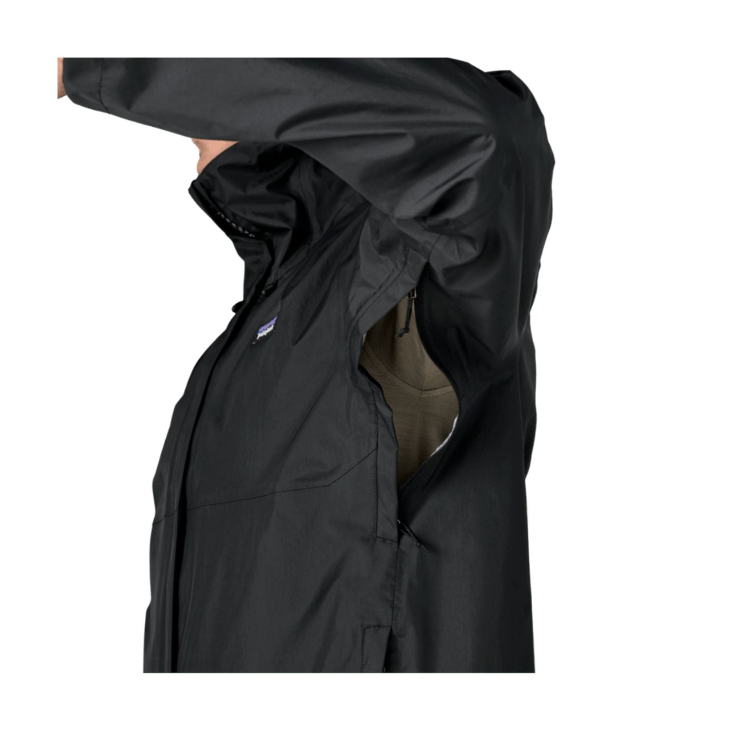 Patagonia Men's Torrentshell 3L Rain Jacket (Black) - L