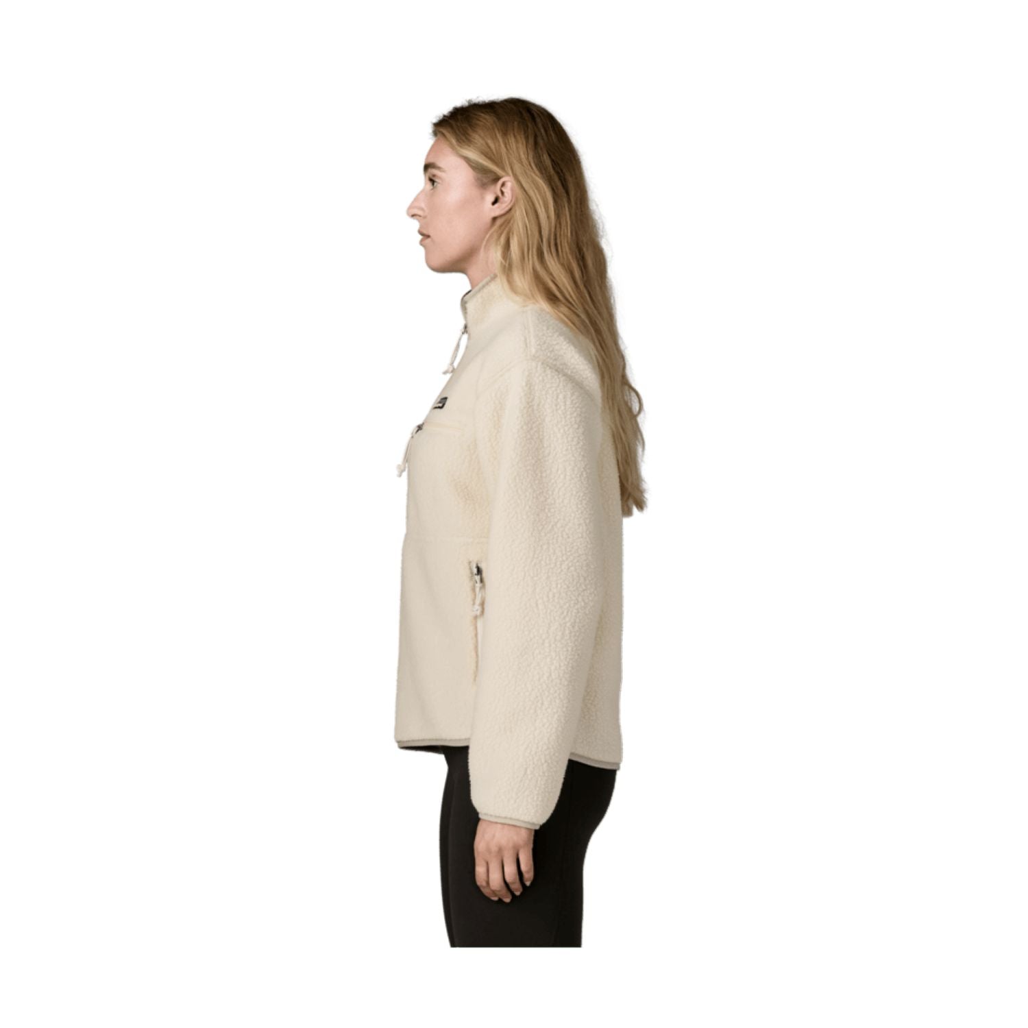 Patagonia Women's Retro Pile Marsupial Fleece Pullover - S (Natural)