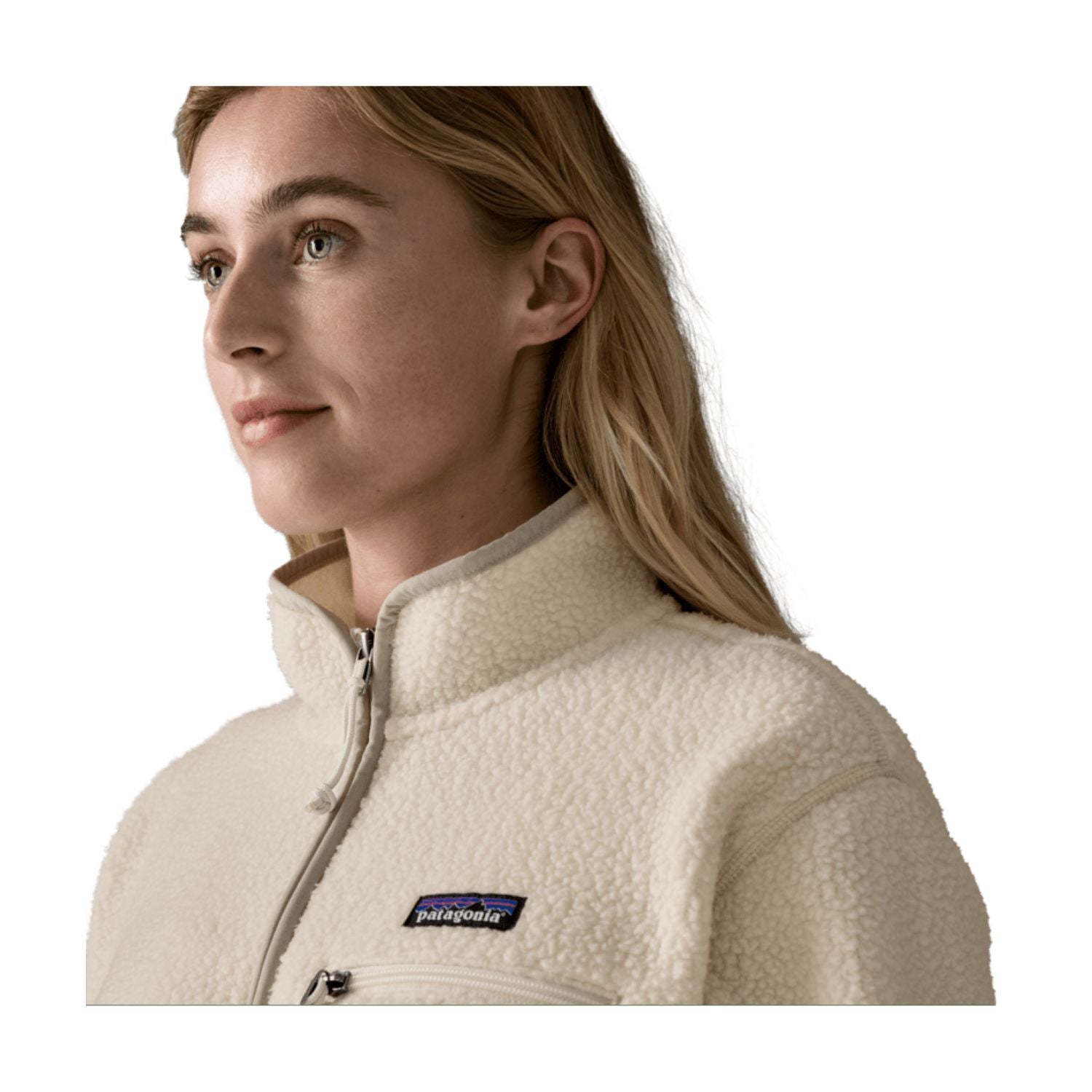 Patagonia Women's Retro Pile Marsupial Fleece Pullover - S (Natural)