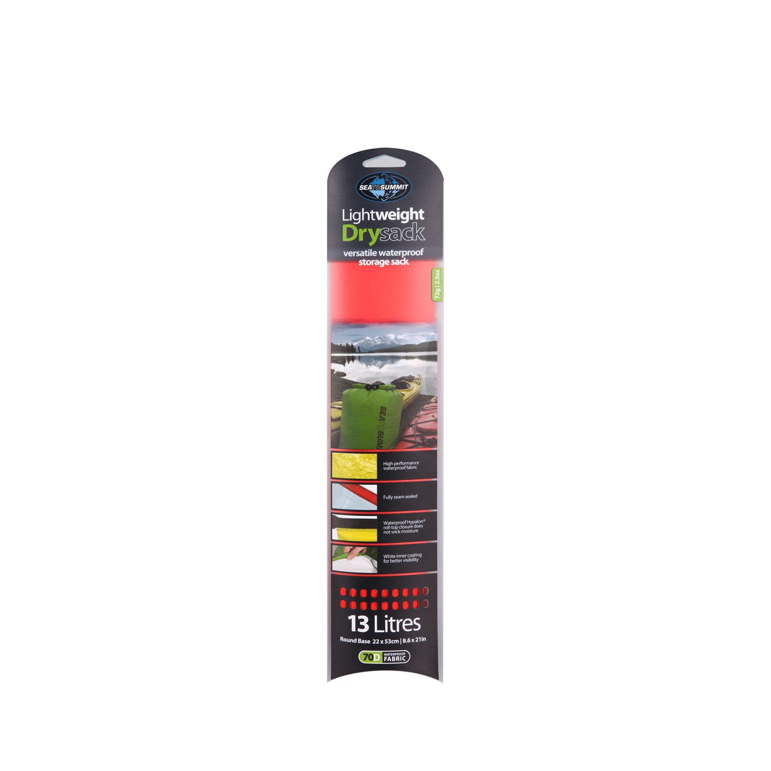 Sea To Summit Dry Sack 13 Litre-L (Red)
