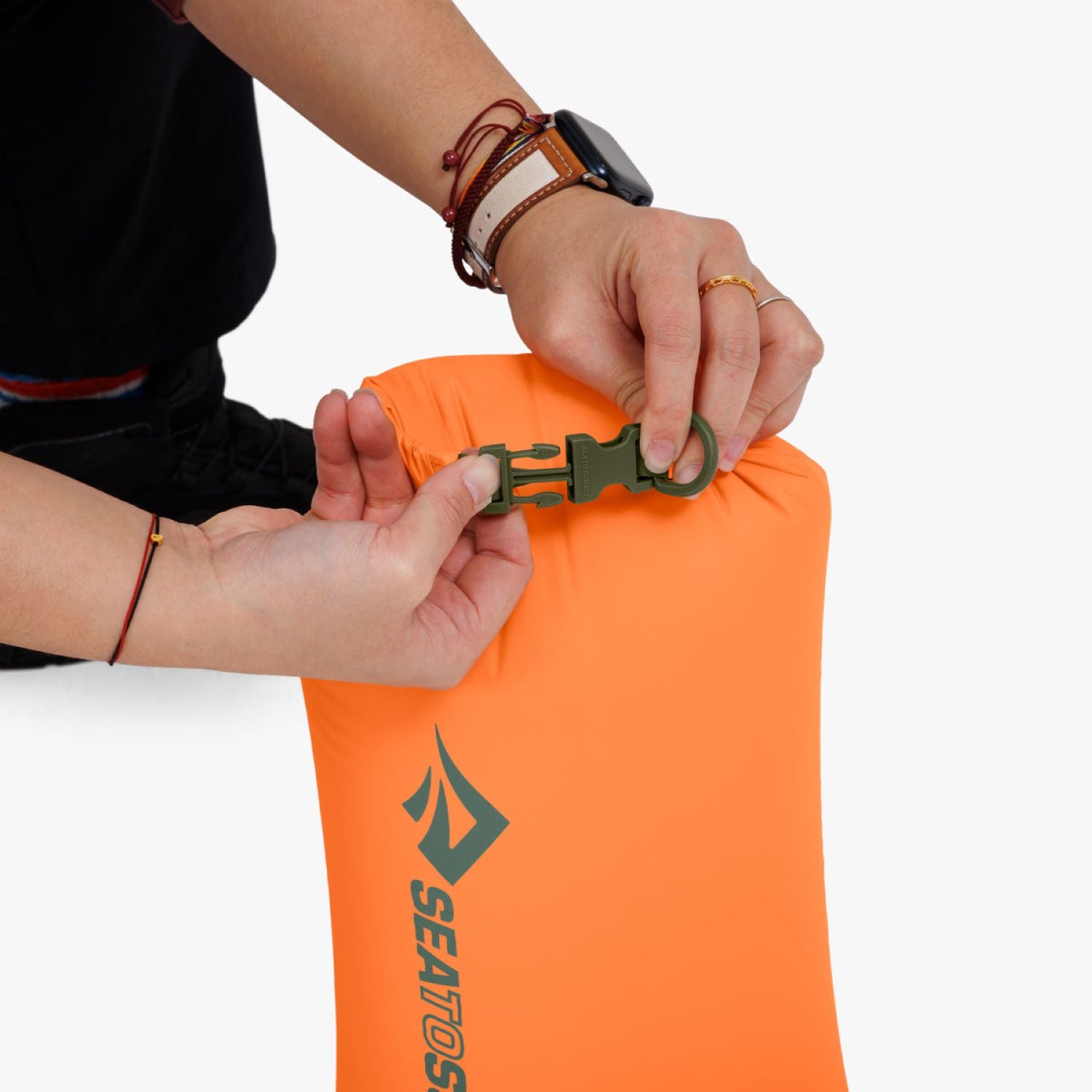 Sea To Summit Lightweight Dry Bag Set 3PCS - 3/5/8L (Emberglow/Poison Green/Tangerine) Limited Edition