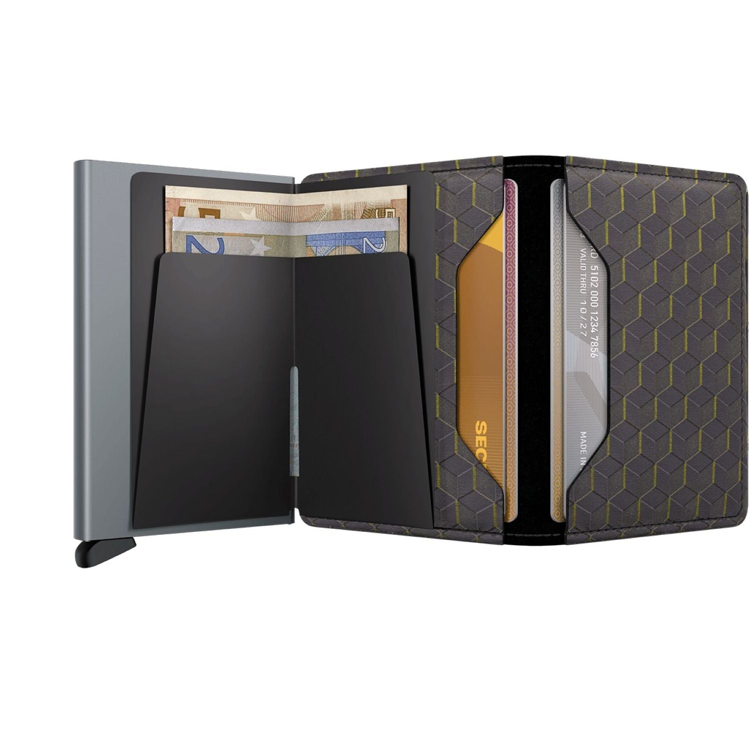 Secrid Slimwallet Optical - Grey-Yellow