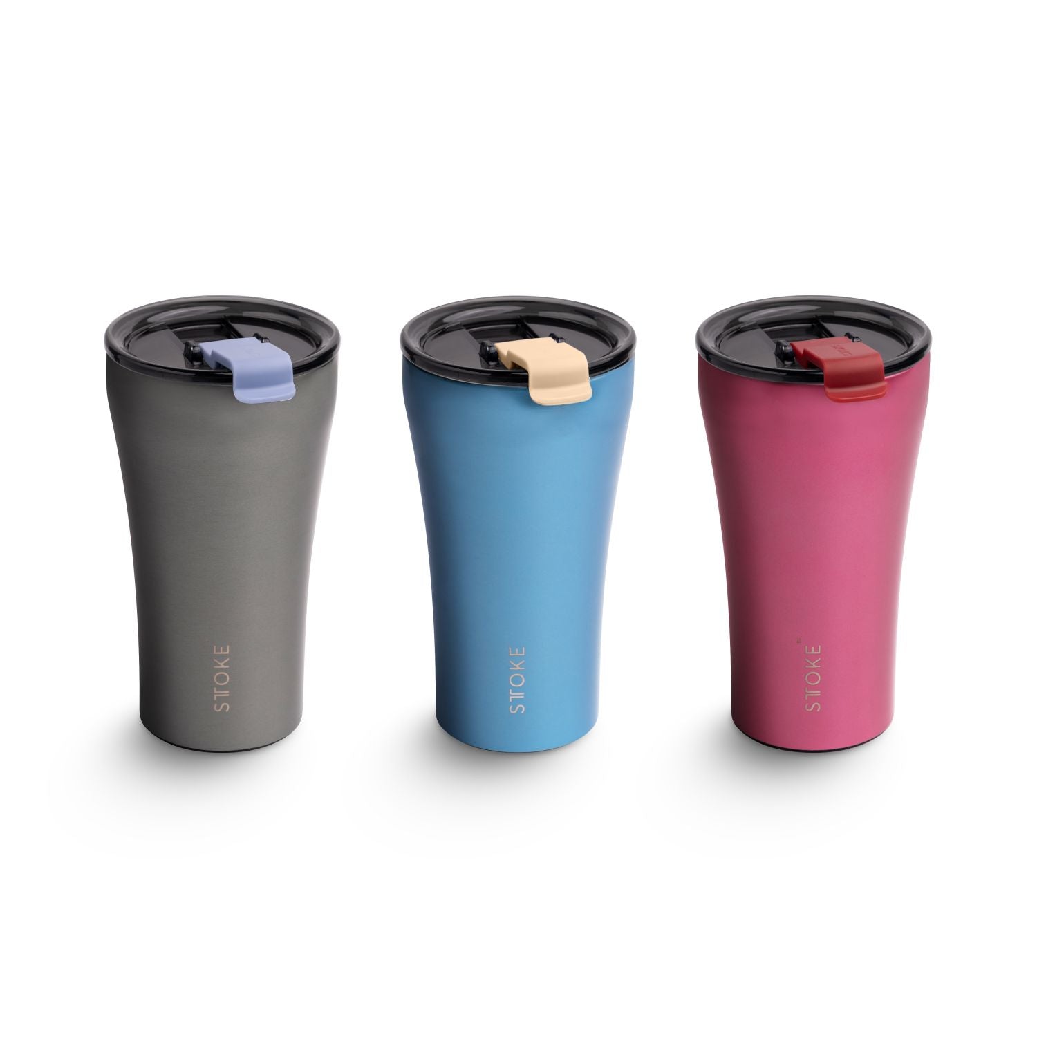 STTOKE Tritan Leakproof Lid V2 - Crystal Dusty Yellow