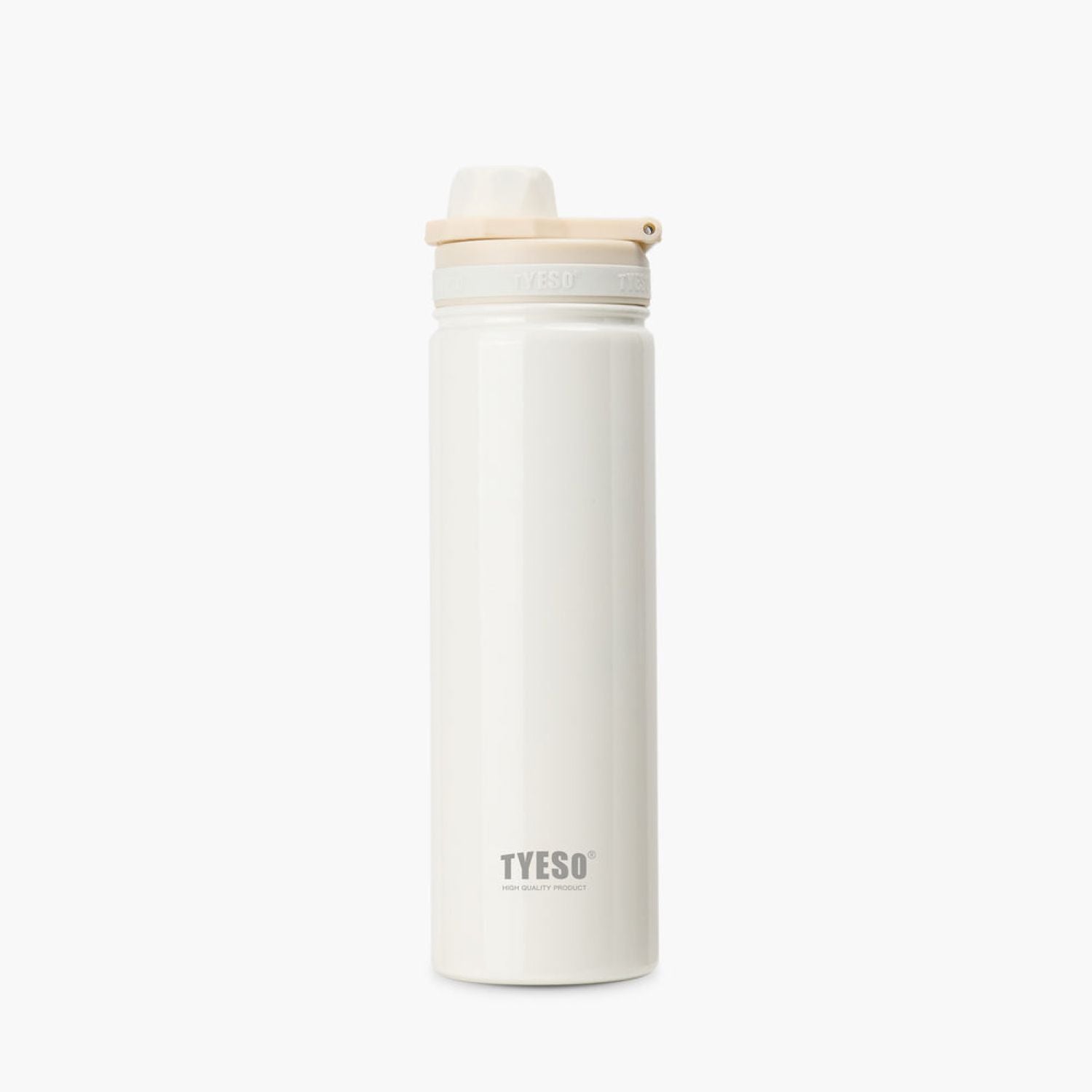 Tyeso Aeris Revive (Glossy) S/S Vacuum Insulated Bottle With Handle 750ML - White