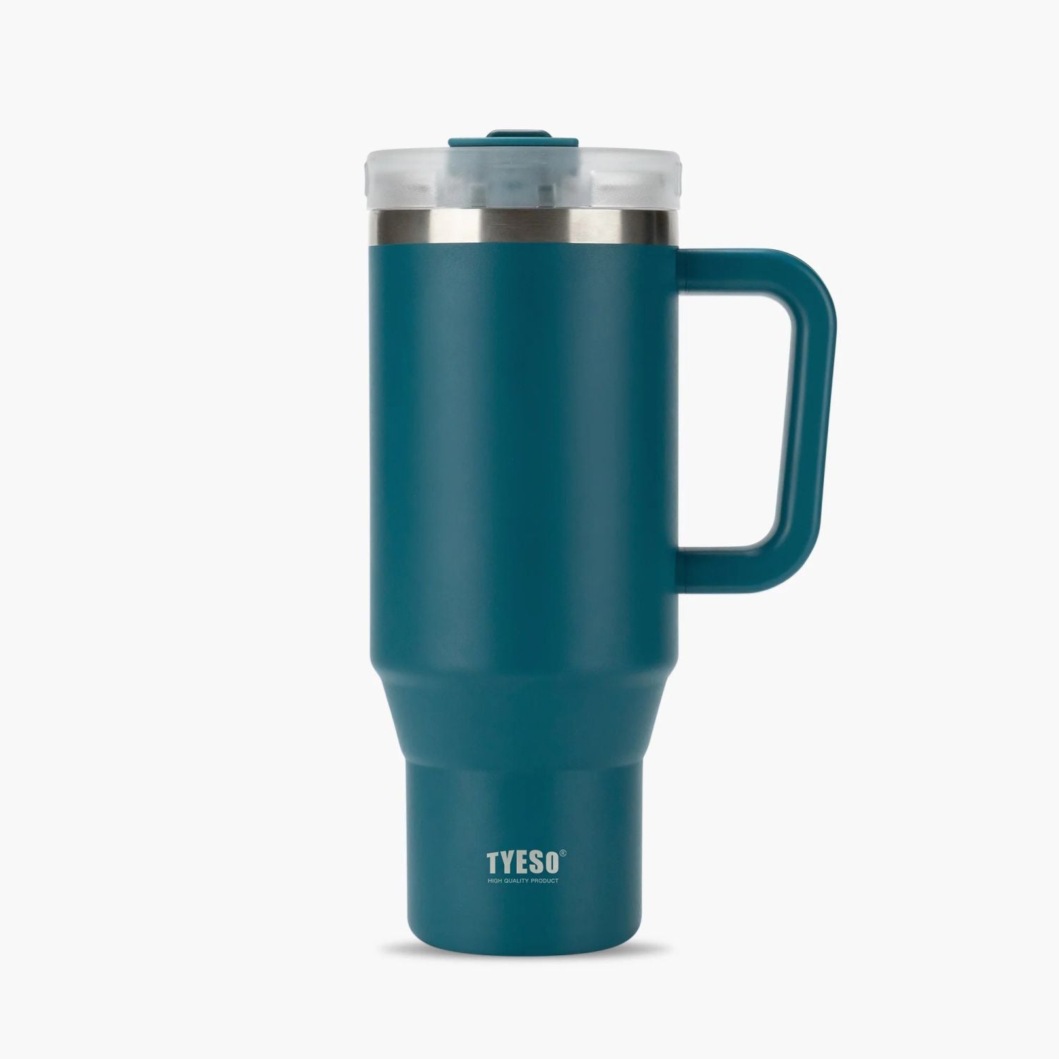 Tyeso Aura Leakproof 2 In 1 Sip & Straw Lid S/S Vacuum Tumbler 1200ml - Dark Blue