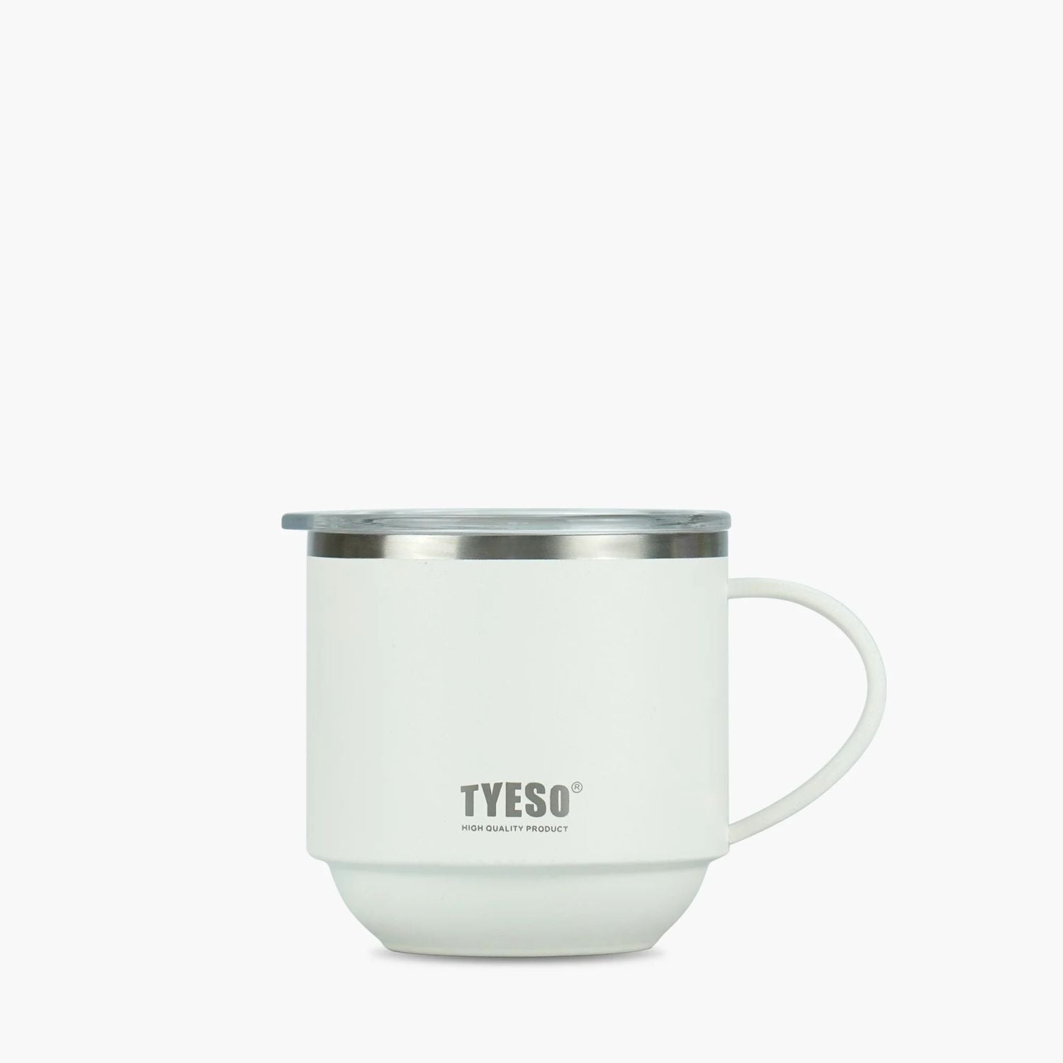 Tyeso Dock Slider Sipper Stackable S/S Vacuum Insulated Table Mug 330ml - White