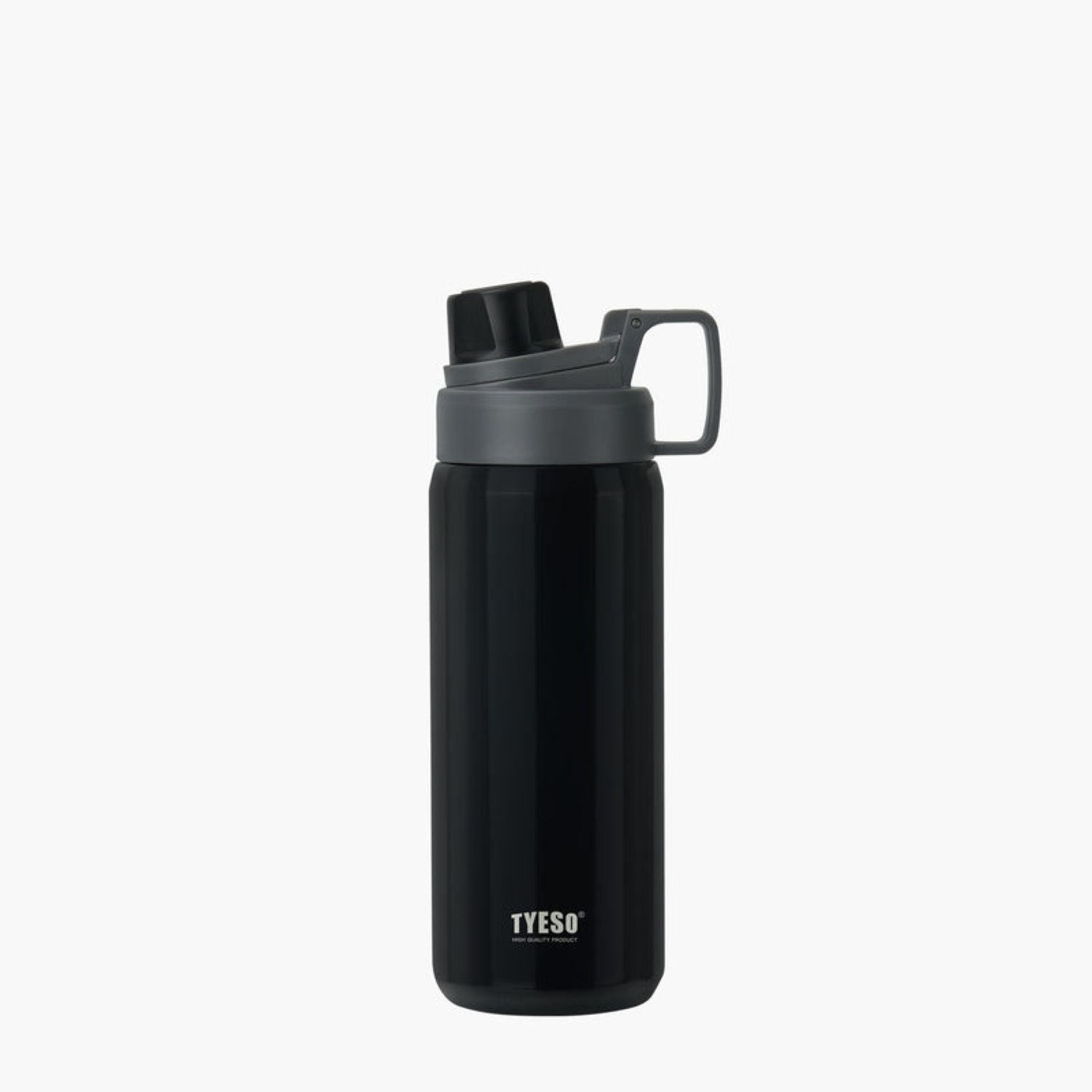Tyeso Fizz S/S Vacuum Insulated Bottle With Handle 750ML - Black