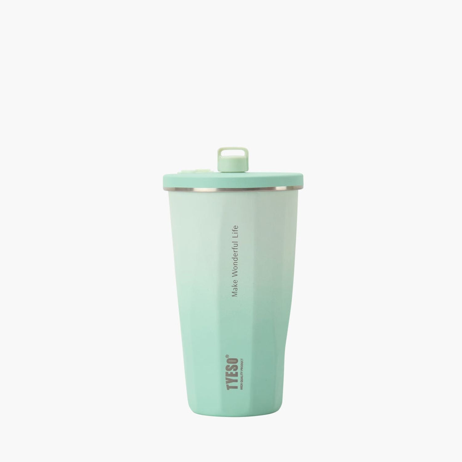 Tyeso Flaire 2.0 Retractable Straw S/S Vacuum Insulated Tumbler 470ML - Green