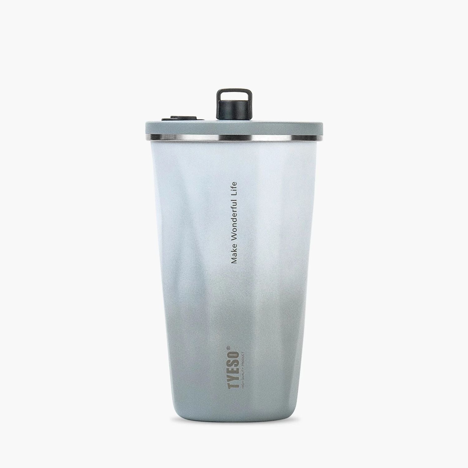 Tyeso Flaire Retractable Straw S/S Vacuum Insulated Tumbler 600ml - Gray