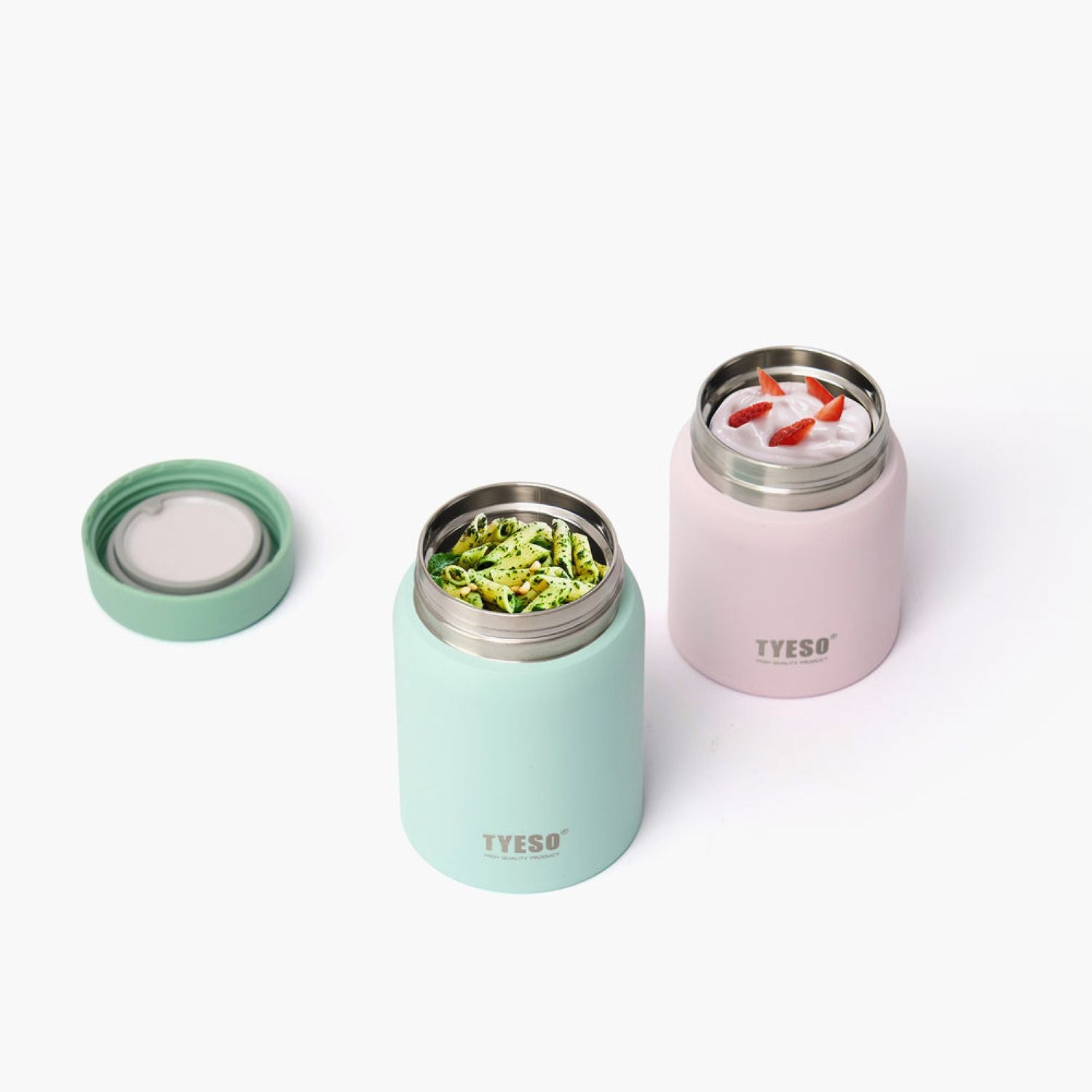 Tyeso Mellow Wide Mouth Inner S/S 316 Vacuum Insulated Food Jar 280ML - Green