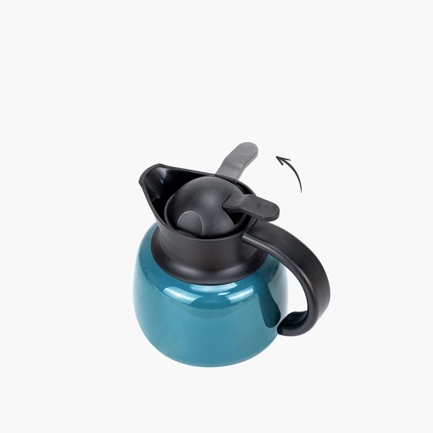 Tyeso Plump Lockable With Filter S/S Vacuum Insulated Tea Pot 600ml - Blue