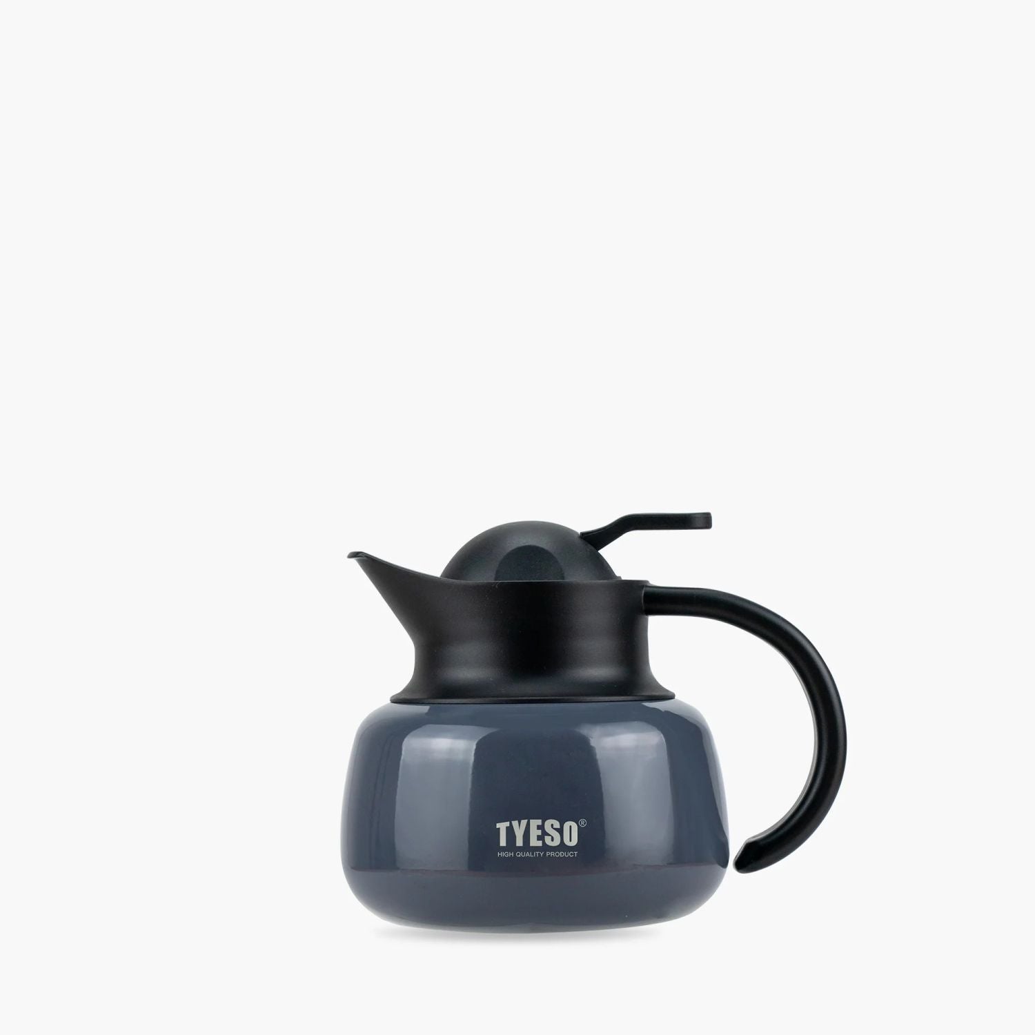 Tyeso Plump Lockable With Filter S/S Vacuum Insulated Tea Pot 600ml - Gray