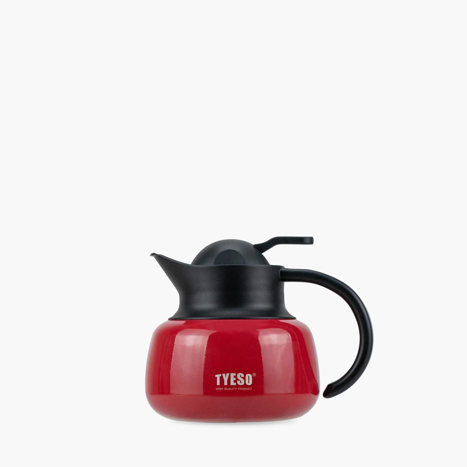 Tyeso Plump Lockable With Filter S/S Vacuum Insulated Tea Pot 600ml - Red
